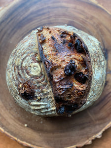 Watershed Nocino-Infused Fig and Walnut Sourdough