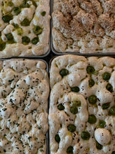 Load image into Gallery viewer, Kalamata Olive &amp; Rosemary Sourdough Focaccia
